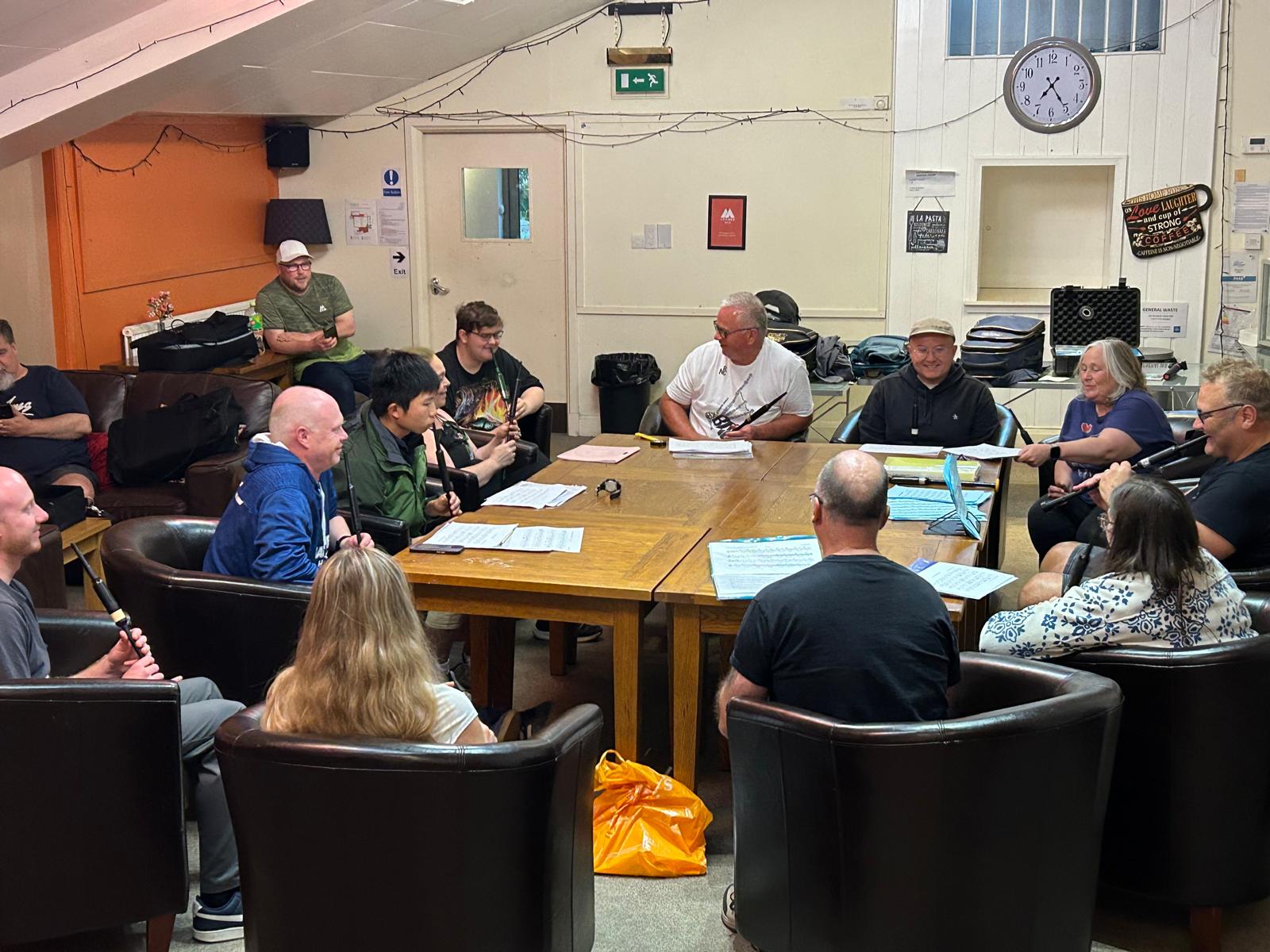 Stockbridge Pipe Band Development Band lesson